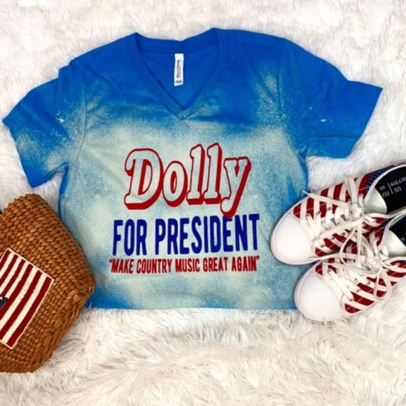 🛍 Dolly for President Tye Dye Top - Picture 4 of 6